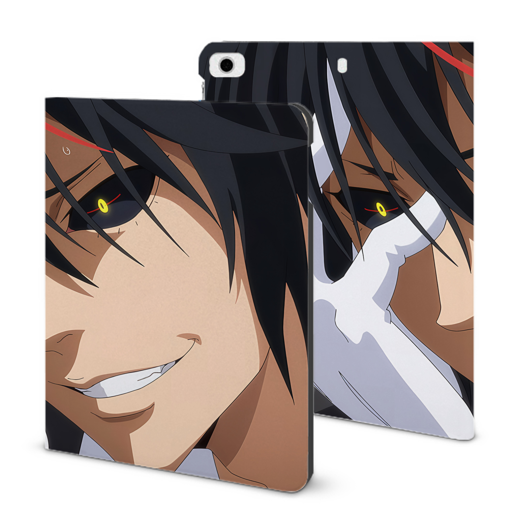（画像用） 転スラ Regarding Reincarnated to Slime IPad ケース ブック型 PUレザー TPU 耐衝撃 軽量 薄型 ペン収納なし 全面保護 IPad 各モデル対応